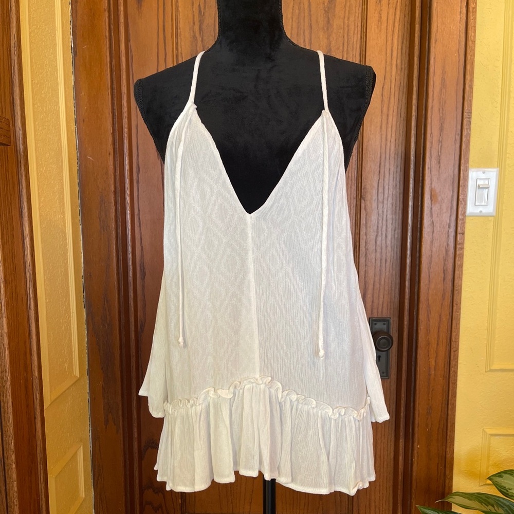 Urban Outfitters Ecote Cold Shoulder Top Size Large